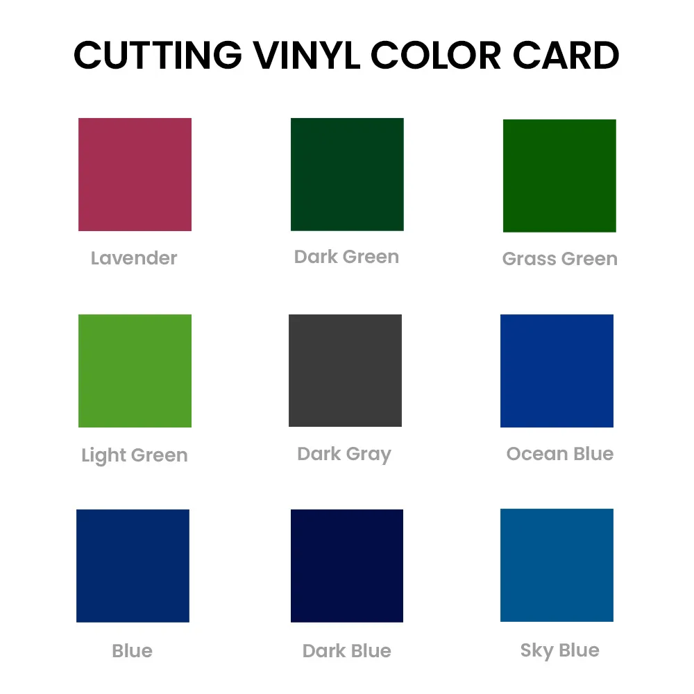 cutting vinyl color card 3